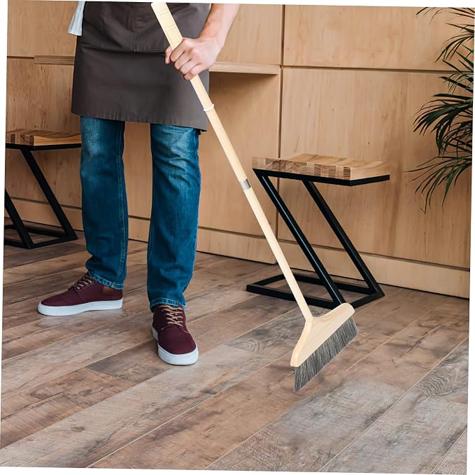 Soft Bristle Broom Long Handle Detachable Floor Cleaning Broom - Image 6