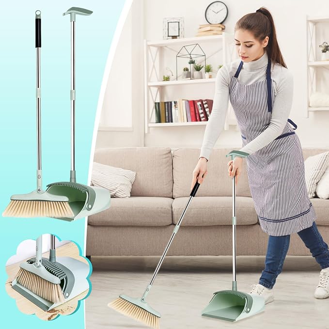 31.5in Broom and Dustpan Set Hand Broom - Image 7