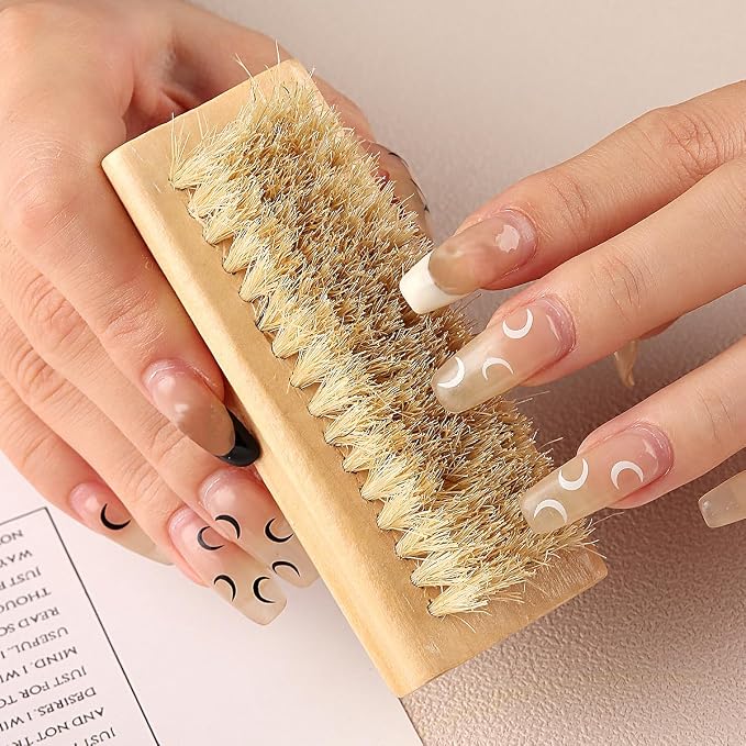 Nail Brush For Cleaning Fingernails, Flexible Bristle Finger Nail Brush To - Image 3