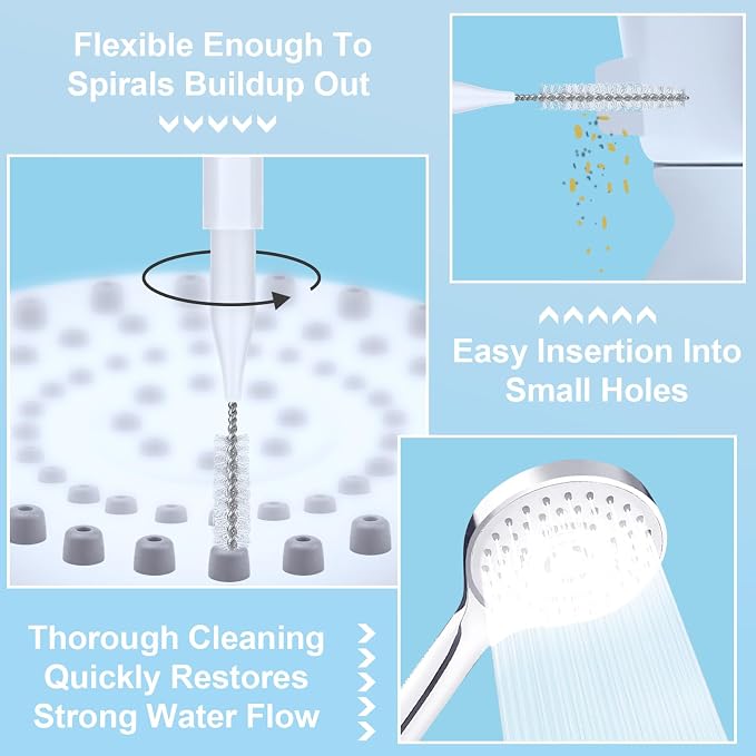 70-Piece Heavy Duty Shower Head Cleaning Brush Set - Image 5