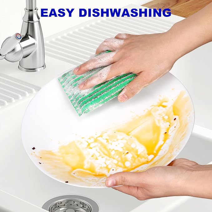 Premium 8-Pad Sponges Kitchen - Image 4