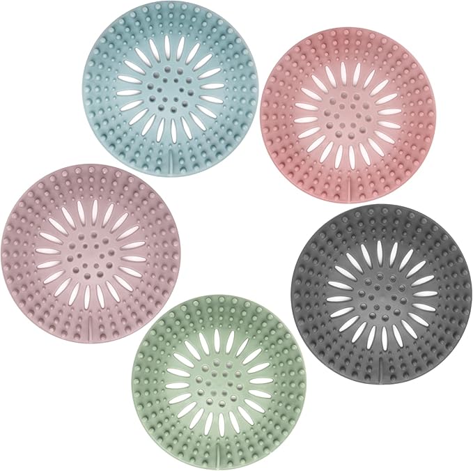 Gotega Bathroom Sink Drain Strainers, Hair Catcher Shower Drain Covers Protector by Gotega