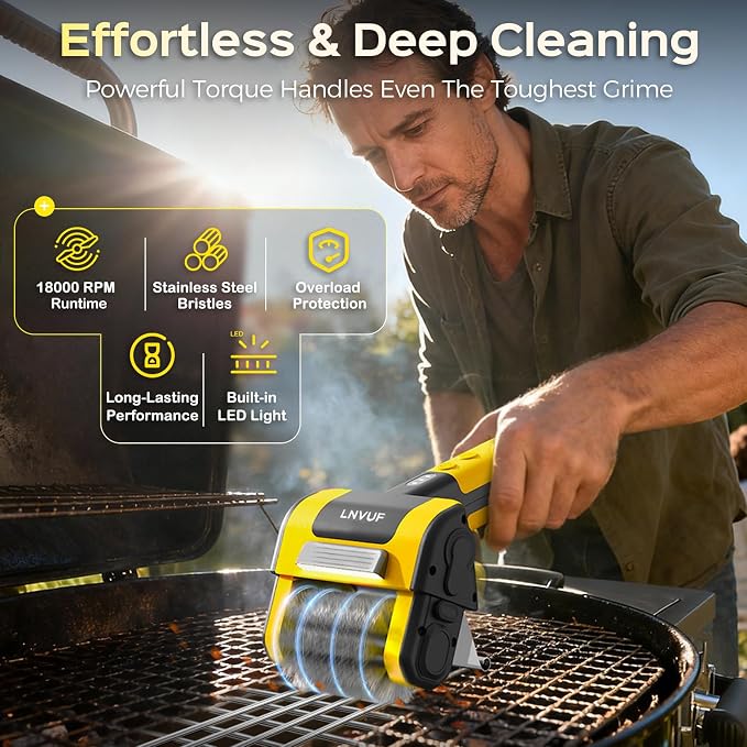 Electric Grill Brush, Grill Cleaner - Image 2