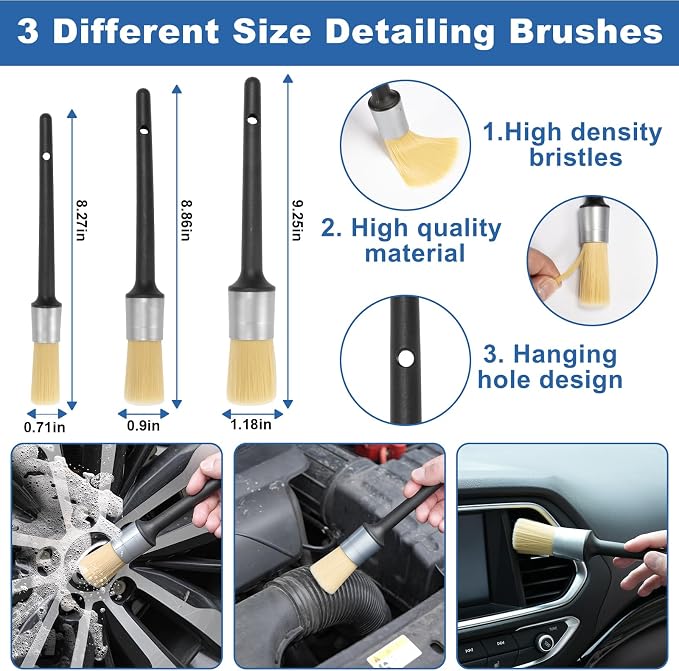 Viewsun Windshield Cleaner Tool, Car Detailing Kit Interior Cleaner, Car - Image 4