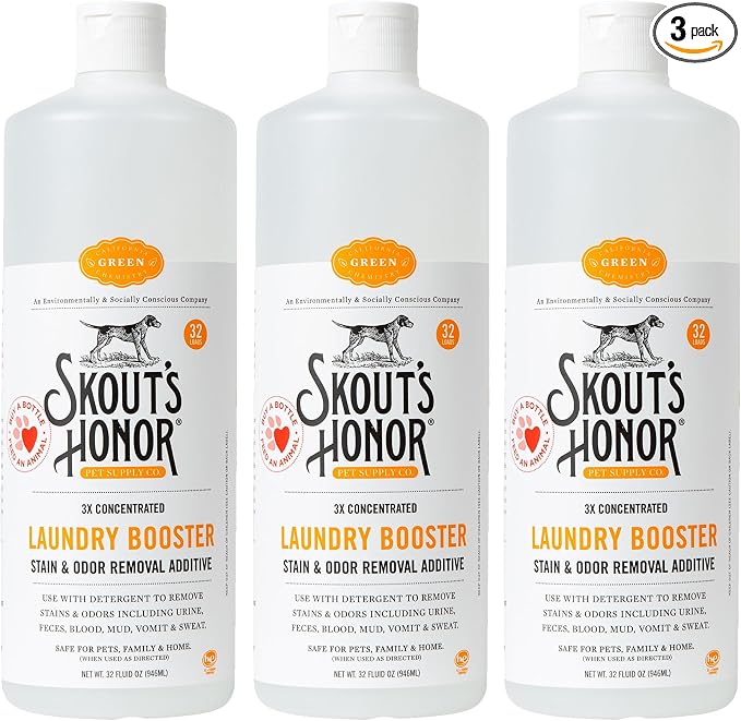 Skout's Honor Laundry Booster Stain & Odor Removal Additive by SKOUTSHONOR