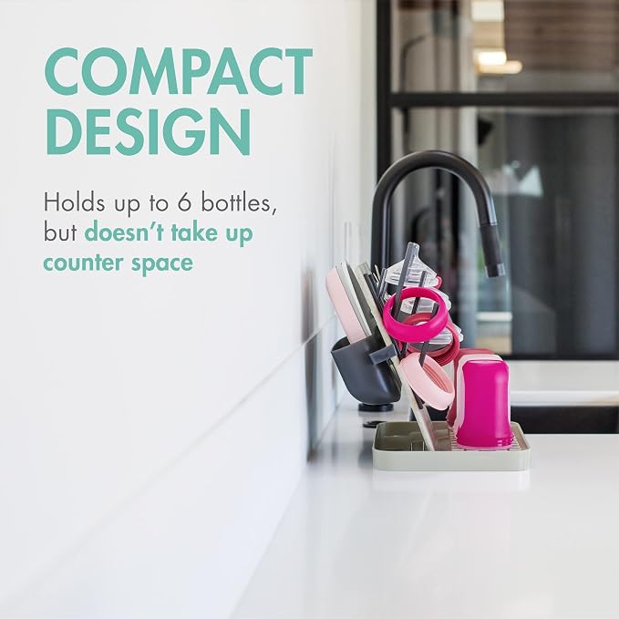Boon Groove Vertical Baby Bottle Drying Rack - Image 3