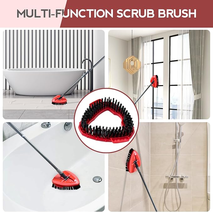 Spin Mop Scrub Brush Head Compatible - Image 5