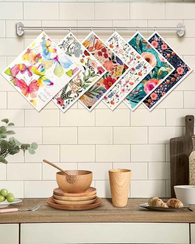 6 Pack Swedish Dishcloths for Kitchen - Image 5