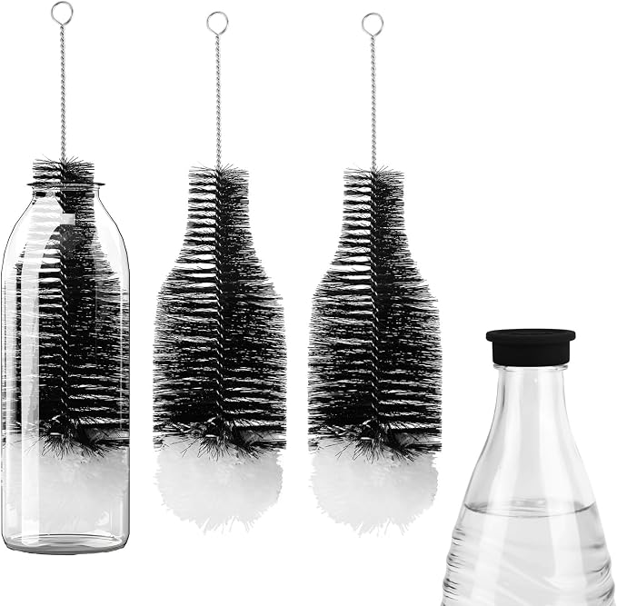 2pcs Bottle Brush for SodaStream, Cleaning Brush by BOXOB