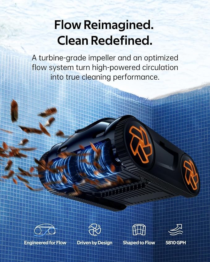 iGarden Pool Cleaner K60, 6H Cordless Robotic Pool Vacuum - Image 3