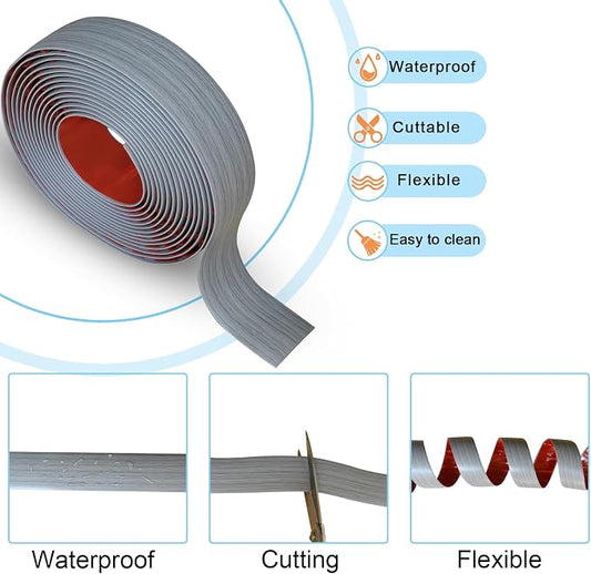 Floor/Door Flat Transition Strip & Self-Adhesive Vinyl Edge Trim - Image 2