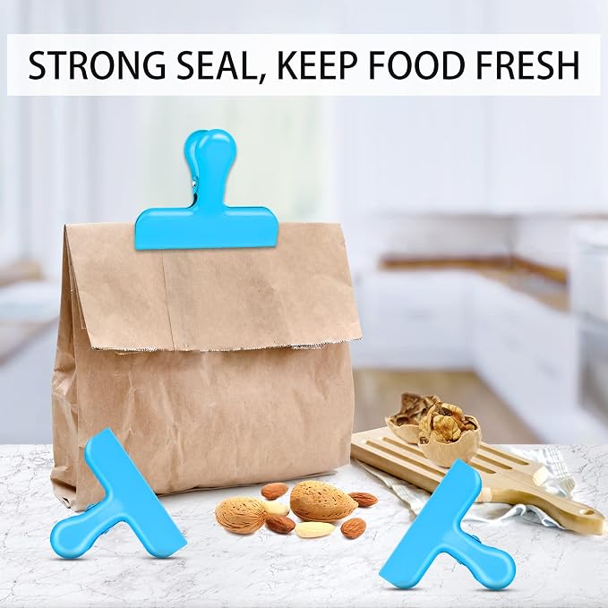 Bag Clips Heavy Duty Stainless Steel Chip Clips, Food Bags Clamp Great - Image 5