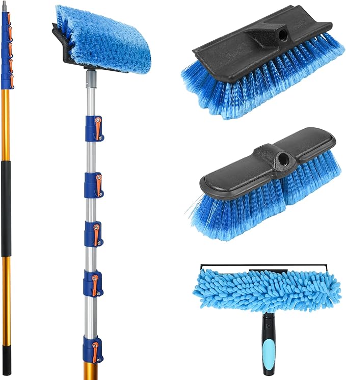 36 FT Exterior House Cleaning Brush Set by SHINMING