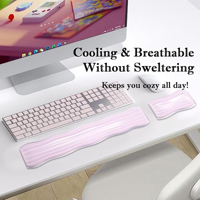 Wrist Rest for Keyboard and Mouse, Ergonomic Gel Keyboard Wrist Rest for - Image 6