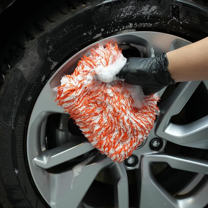 Microfiber Wash Pad, SPTA 3Pcs Ultra Wheel Pad Perfect - Image 7