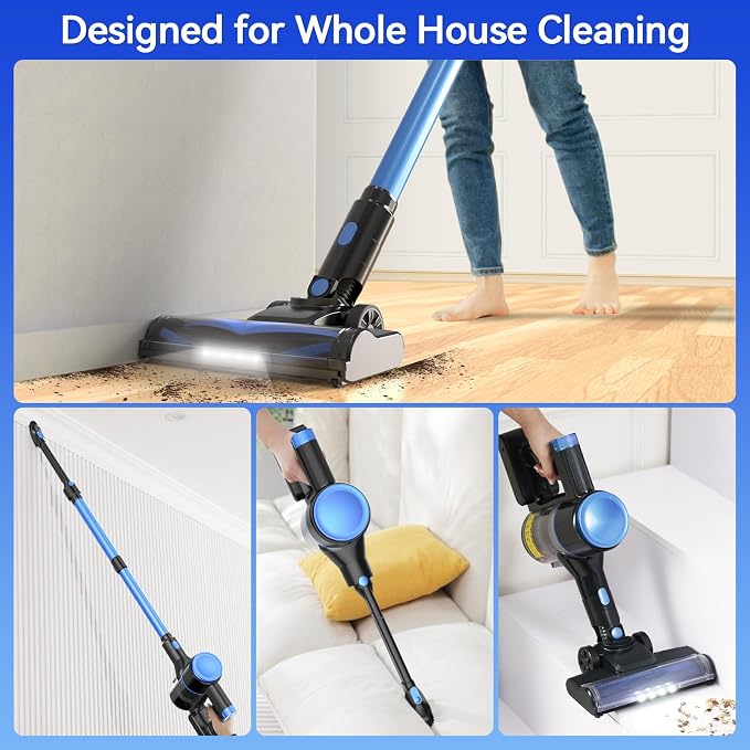 N8 Cordless Vacuum Cleaner, Lightweight Stick Vacuum - Image 3