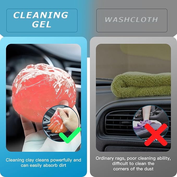 Car Cleaning Gel, Reusable Car Cleaning Putty - Image 6