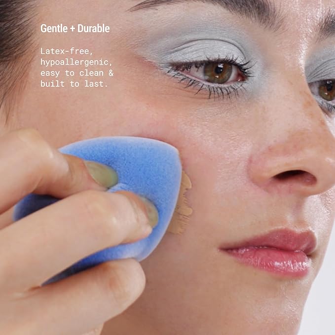 JUNO & Co. Microfiber Makeup Sponge, Dual Layer Technology - Image 6