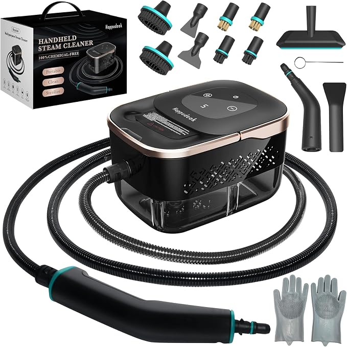 Steam Cleaner, 15s Heat-Up 42.27oz Tank, 2500w Handheld Steam Cleaner by Unknown