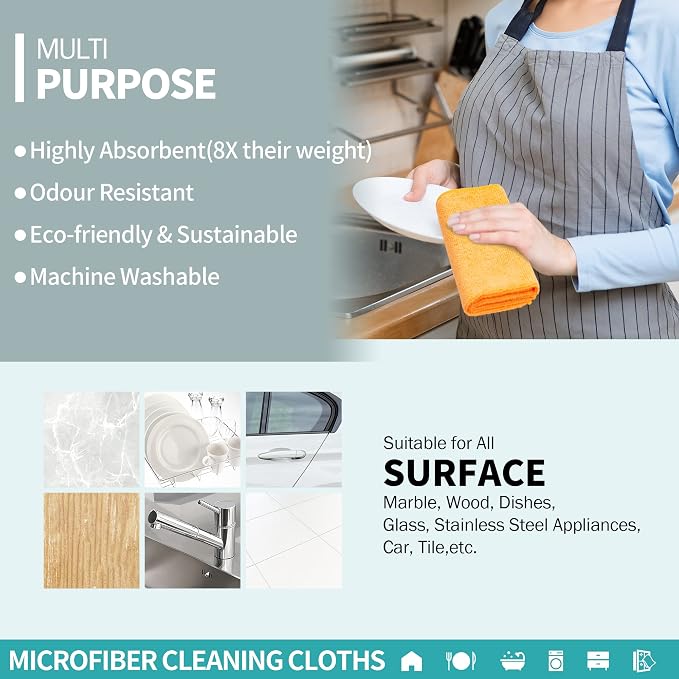 HOMERHYME Microfiber Cleaning Cloth - Image 7