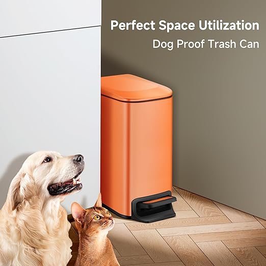 TIPGO Small Bathroom Trash Can - Image 5