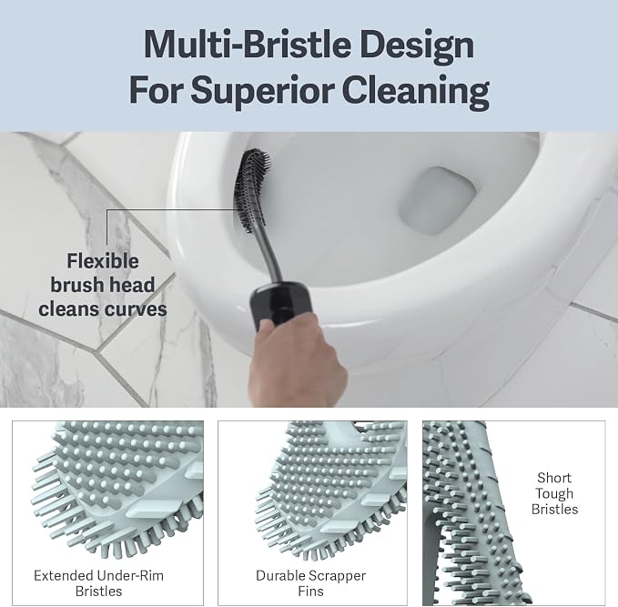 Casabella Hygienic Toilet Bowl Brush - Image 5
