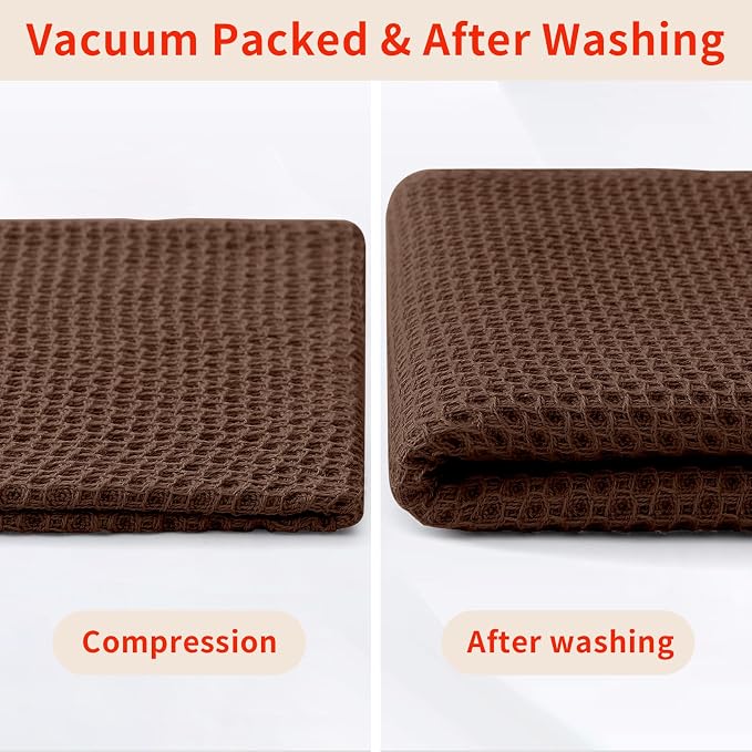 Homaxy 100% Cotton Waffle Weave Kitchen Dish Cloths, Quick Drying Dish Rags - Image 7