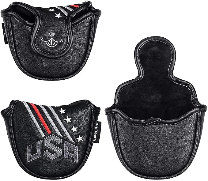 Big Teeth Golf Cover USA Stripe and Star Headcover Covers, Driver Fairway Wood - Image 4
