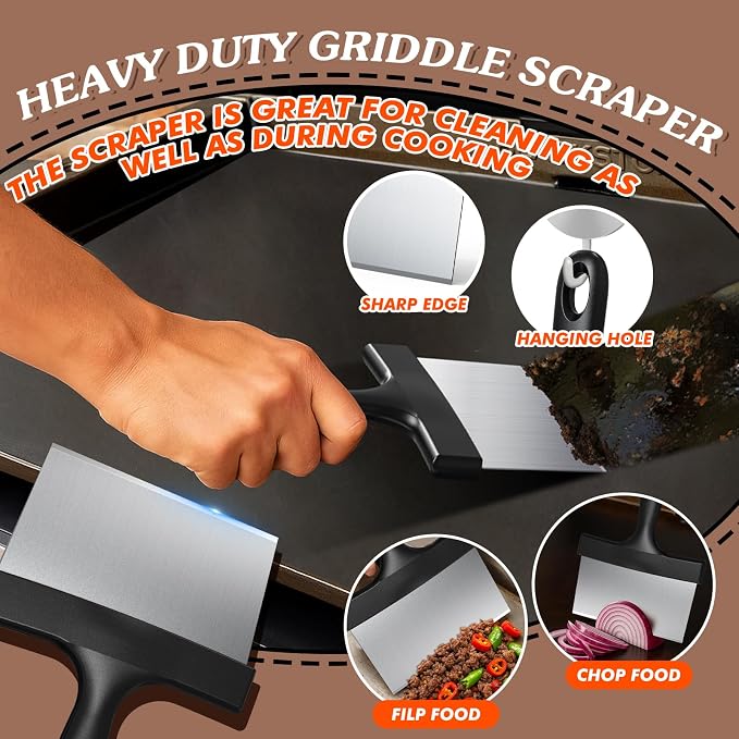 19 in 1 Griddle Cleaning Kit for Blackstone Accessories, Flat Top Grill - Image 6