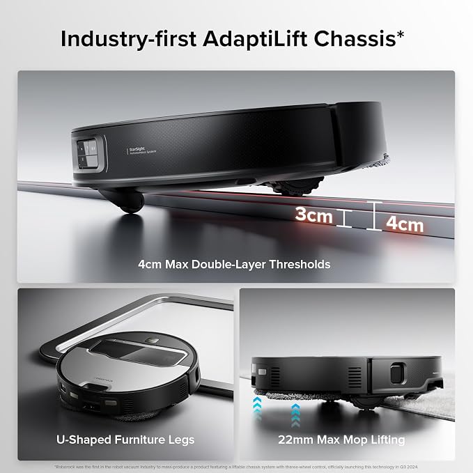 roborock Saros Z70 Robot Vacuum and Mop, OmniGrip Arm, AI-Powered, 000Pa Suction - Image 5