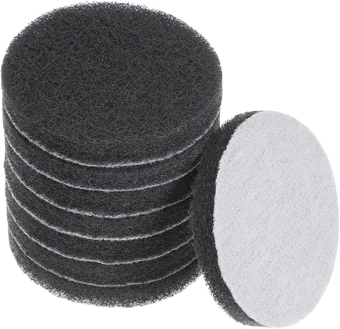 HARFINGTON 8pcs Drill Power Brush 3 inch Tile Scrubber Scouring Pads 800-1000 by HARFINGTON