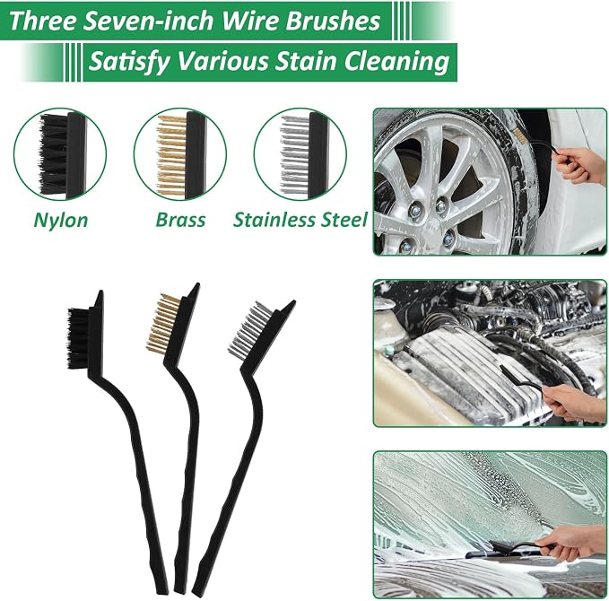 18PCS Car Detailing Brush Set, Car Interior Detailing Kit - Image 5
