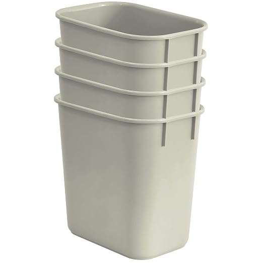 Acrimet Wastebasket, Deskside Bin, 3.25 Gallon/13 Quart/ 12 Liter - Image 3