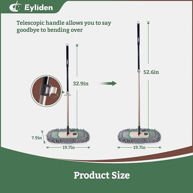 Eyliden Pro Dust Mops for Floor Cleaning - Image 2