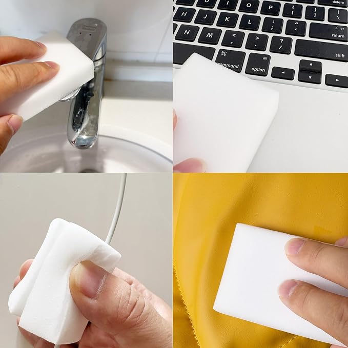 50pcs Magic Sponge Eraser Extra Thick Long Lasting Melamine Cleaning Sponge Bulk - Image 3
