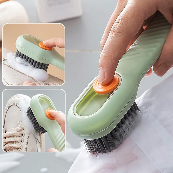 4PCS Shoe Brush for Cleaning, Soft Bristle Cleaning Brush, Automatic Liquid - Image 5