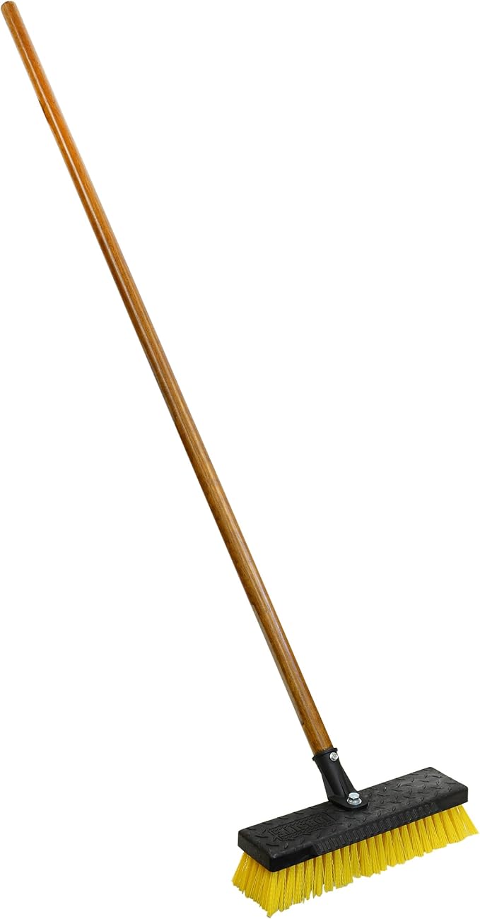 Quickie Deck Scrub with 54-Inch Handle by Quickie