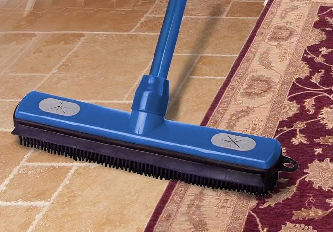 Superior Fur Remover Rubber Broom- 48 Inch Handle - Image 4