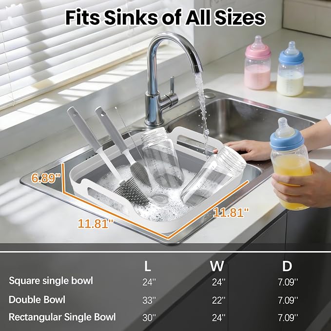 Collapsible Wash Basin for Baby Bottles - Image 9