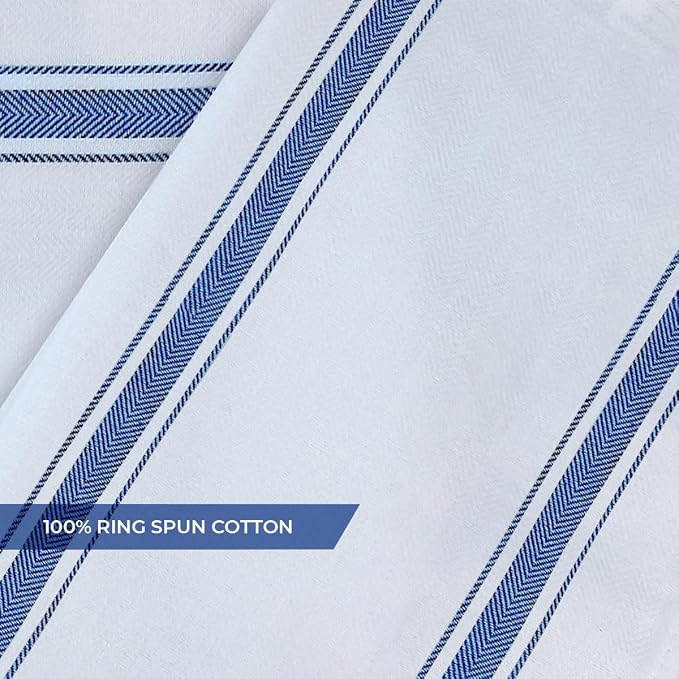 Dish Towels Set Size 15x25 Inch, 100% Cotton Soft & Absorbent Linen Kitchen - Image 5