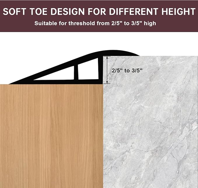 Vinyl Door Threshold Flooring Transition Strip Self Adhesive Carpet Edging Strip - Image 5