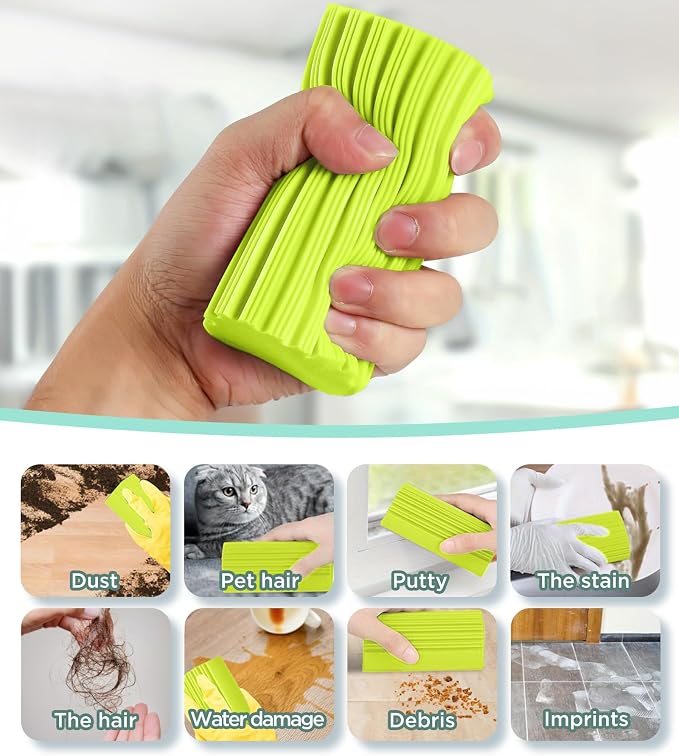 Sponge Duster, Dust Cleaning Sponge, Reusable Household Cleaning Sponge Tool - Image 2
