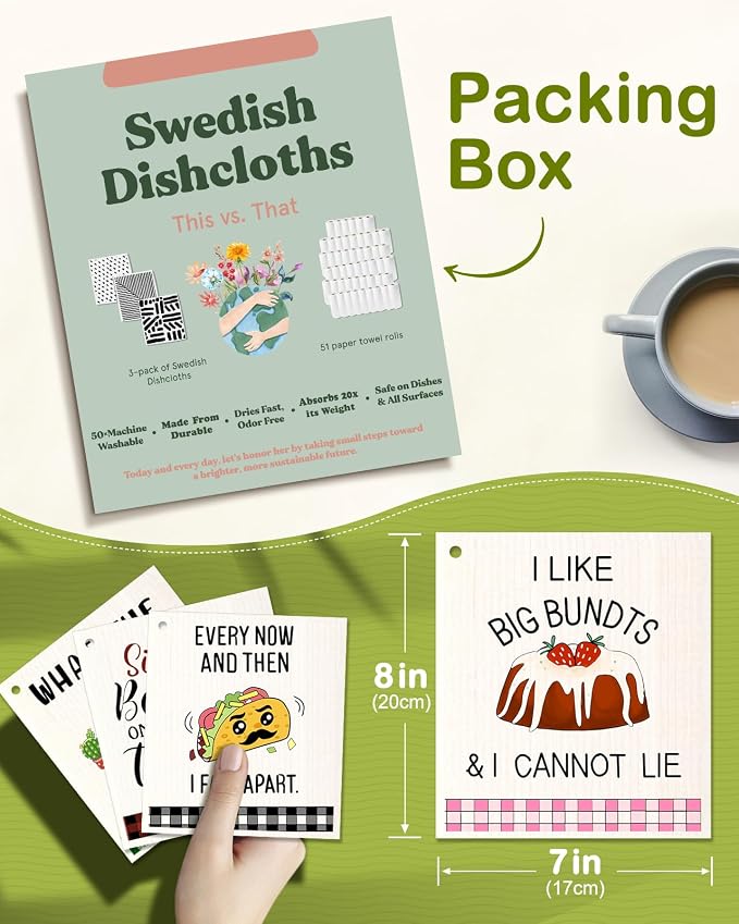 Swedish Dishcloths for Kitchen - Image 2