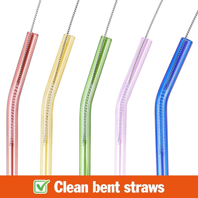 AZEN 15 Pack Straw Cleaner Brush Set, 12 inch Extra Long, 5 Different Diameters - Image 4