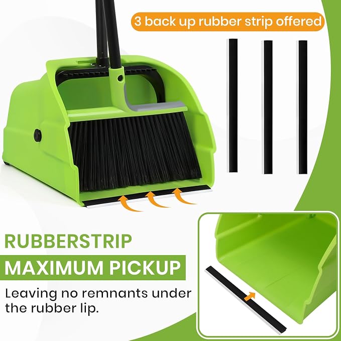 Jumbo Commercial Broom and Dustpan Set - Image 3