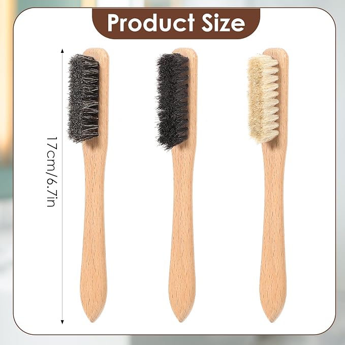 3 Pcs Laundry Stain Brush Wood Laundry Brush - Image 3