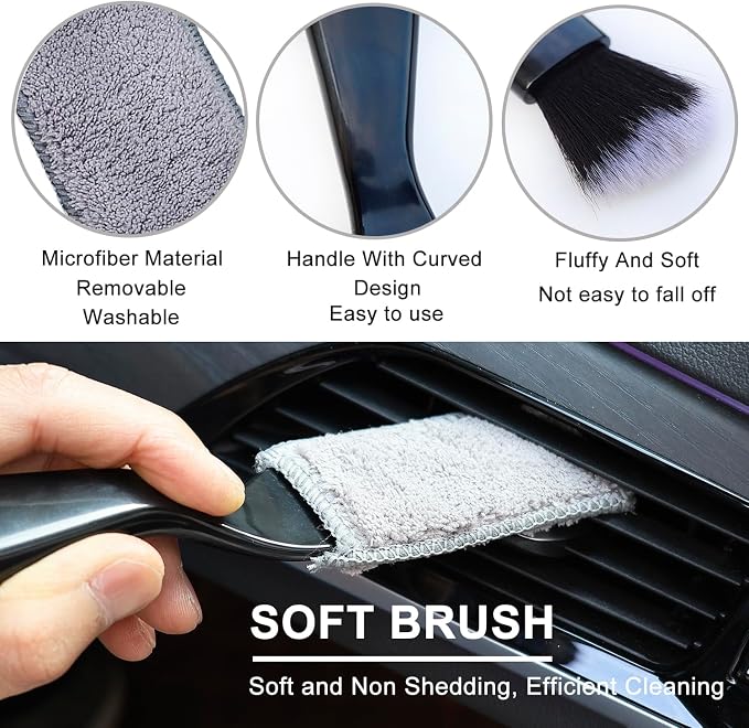 3 Pcs Exquisite Microfiber Duster Brushes, Small Dust Brushes, Feather Duster - Image 4