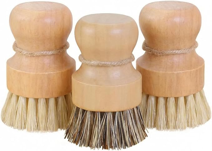 Wooden Dish Scrub Brush by ABuYanOIn