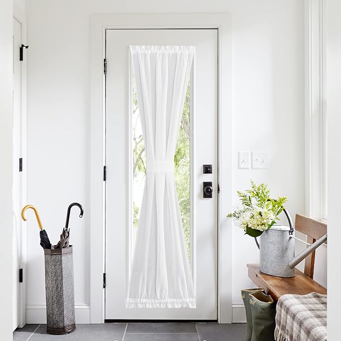 NICETOWN French Door Curtain for Small Window, Side Window Front Curtains by NICETOWN