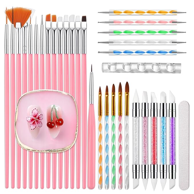 Nail Art Brushes Set: Nail Art Tools by Rosiour